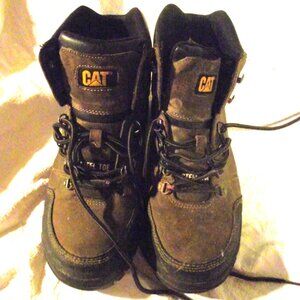 MENS CATERPILLAR REVIVE TECH STEEL TOE WORK BOOTS SIZE 11 1/2